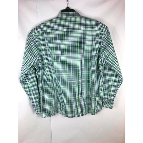 Barbour Tailored Fit Men's 2XL Long Sleeve Button Up Multicolor Cotton Blend A9 - Picture 6 of 6